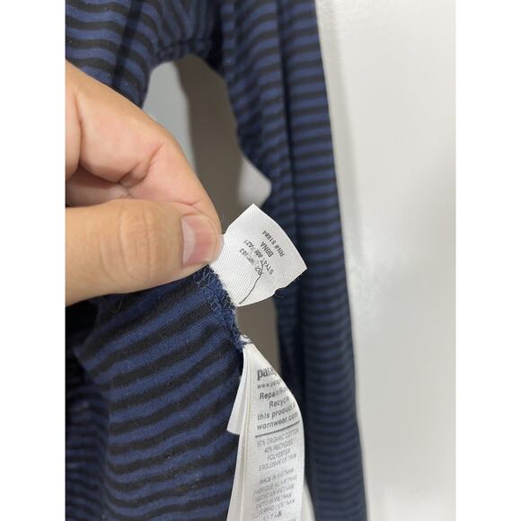 Patagonia Mainstay Henley Top S Bumble Bee Stripe Normcore Minimalist Y2K Bella - Picture 9 of 15